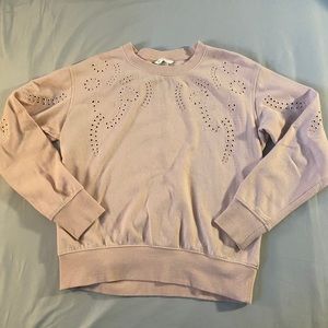 Elegant soft pink sweatshirt from H&M